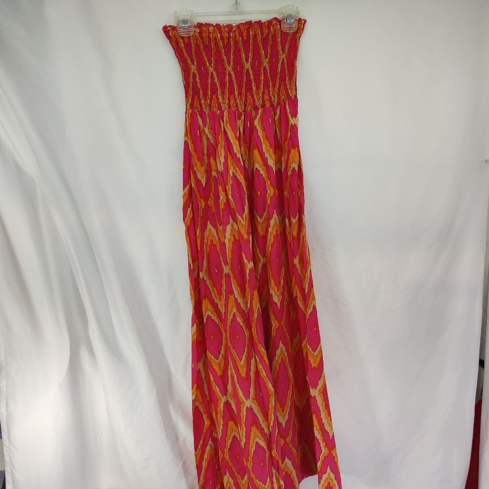 Pink collection maxi dress small
